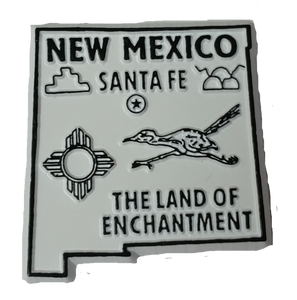 Magnet New Mexico - NM  - 2D Magnet New Mexico - NM  - 2D
