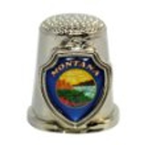 State Metal Thimble Montana -MT State Metal Thimble Montana -MT