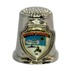 State Metal Thimble South Dakota - SD State Metal Thimble South Dakota - SD