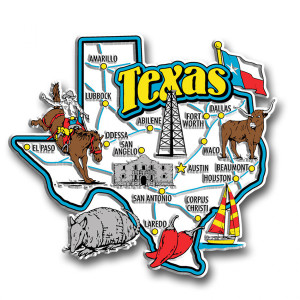 Super Jumbo Texas - TX State Magnets Super Jumbo Texas - TX State Magnets