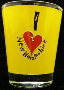 State Shot Glass I Love NH State Shot Glass I Love NH