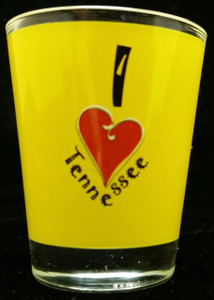 State Shot Glass I Love TN State Shot Glass I Love TN
