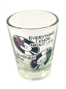 Shot glass -"Everything I know about life, I learned from Porn." 2 oz Shot glass -"Everything I know about life, I learned from Porn." 2 oz
