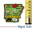 Arkansas Colorful State Magnet Arkansas Colorful State Magnet