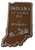 State Magnet Indiana - IN - 2D State Magnet Indiana - IN - 2D