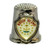 State Metal Thimble Rhode Island - RI State Metal Thimble Rhode Island - RI