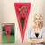 Maryland Terrapins - Applique & Embroidered Pennant - Size: 34" X 14" Maryland Terrapins - Applique & Embroidered Pennant - Size: 34" X 14"