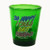 Shot Glass "So Happy I could shit Rainbows" Green 2 oz