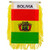 Mini Banners Country 'Bolivia' Size: 4" x 6" Mini Banners Country 'Bolivia' Size: 4" x 6"