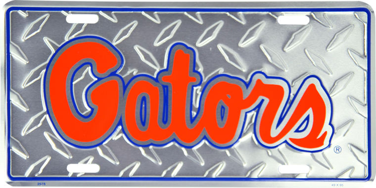 Florida Gators - U - FL Metal Tag Diamond 'Gators'