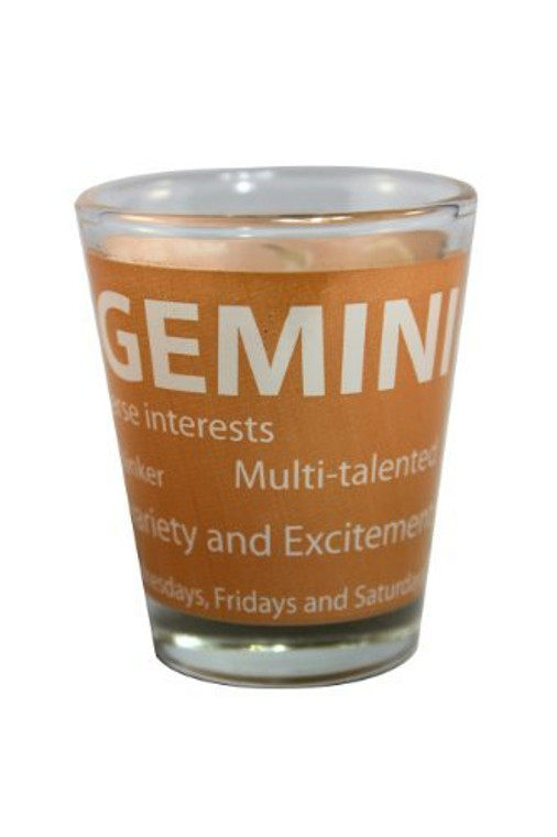 Zodiac Sign Shot Glass Gemini