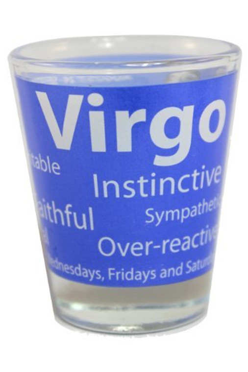 Zodiac Sign Shot Glass Virgo