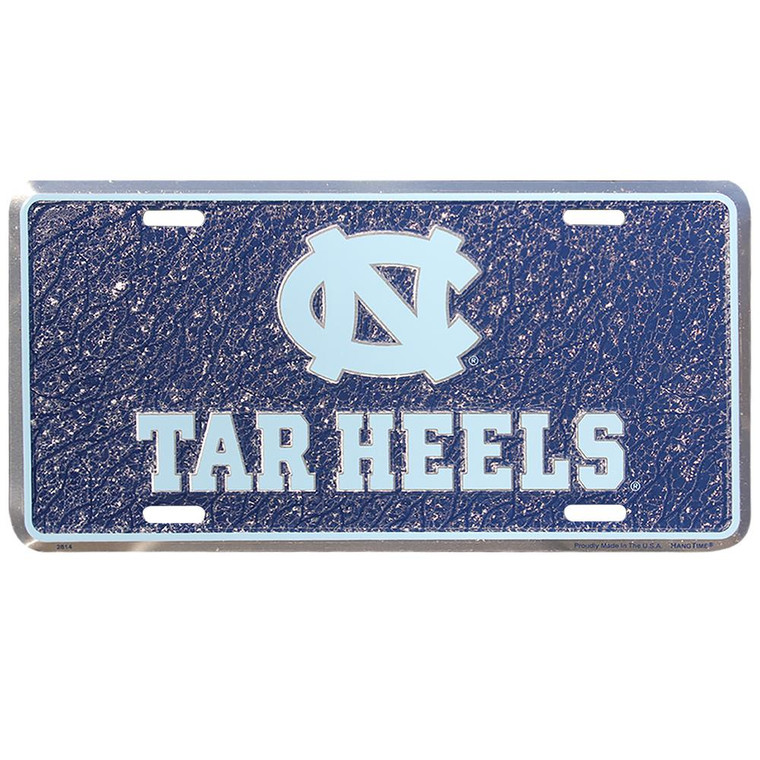 North Carolina "TAR HEELS" Mosaic License Plate 12" x 6"