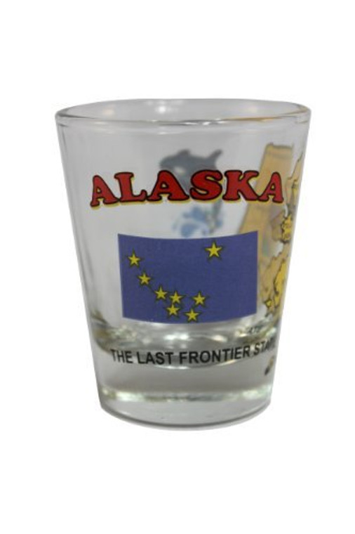 State Shot Glass Alaska - AK