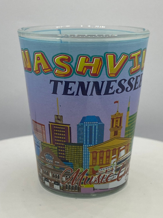 "Nashville" Tennessee Shot Glass 2 oz