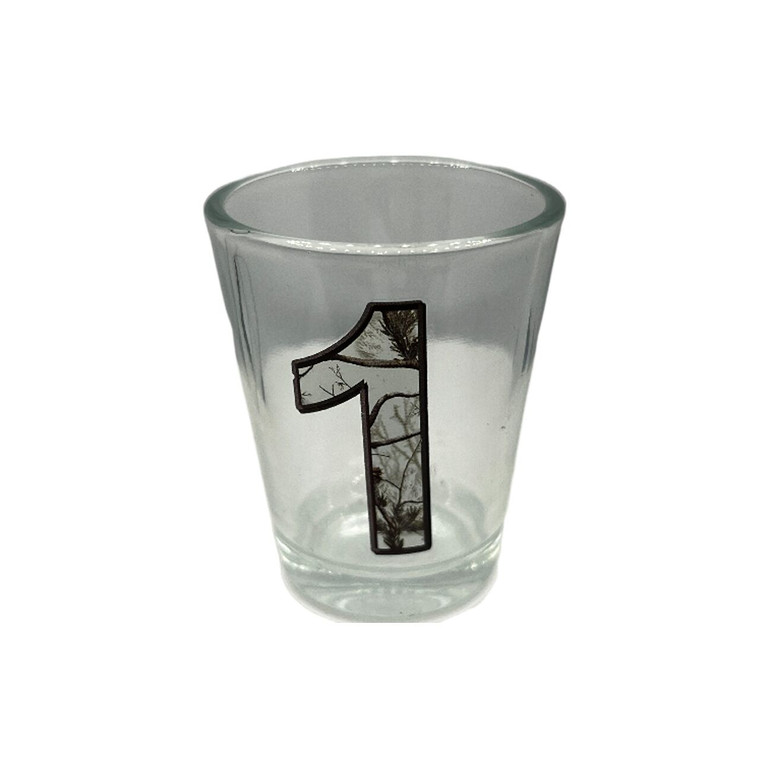 Camouflage Number '1' Collection Shot Glass 2 Oz