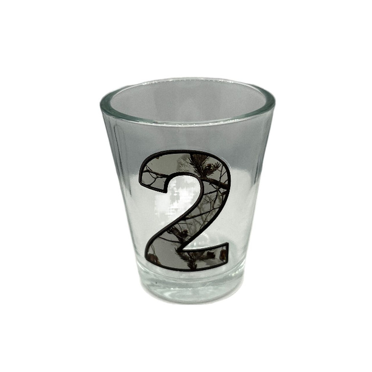 Camouflage Number '2' Collection Shot Glass 2 Oz