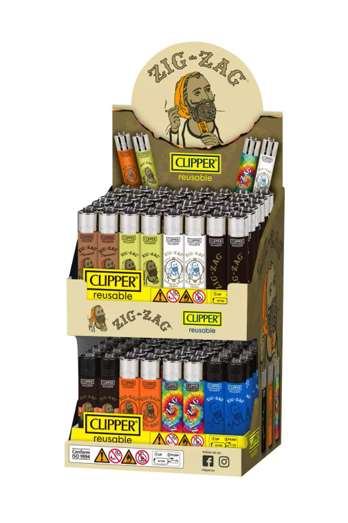 Clipper Classic Large / Zig-Zag Display (96 Pcs/Disp)