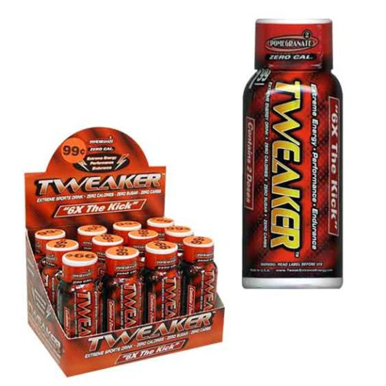 Tweaker Pomegranate $0.99 Energy Shots (12 Pcs/Box)