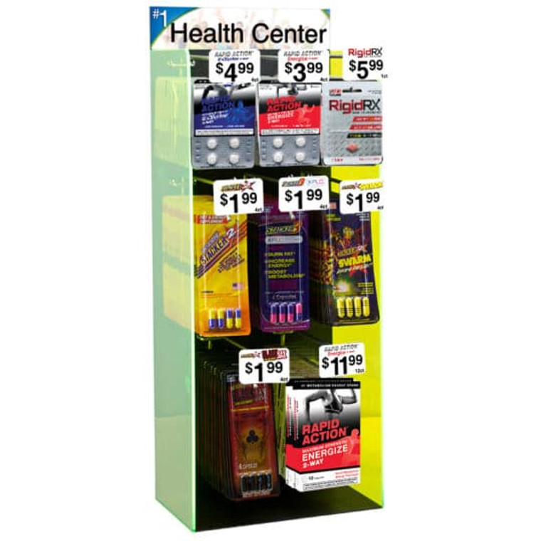 Helth Center Cards Pre-Pack Display (36 Pcs/Disp)