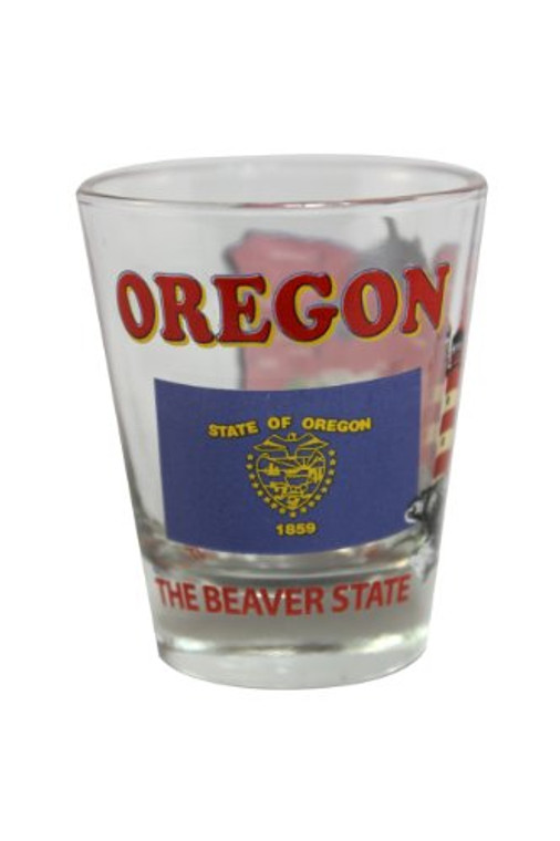 State Shot Glass Oregon - OR