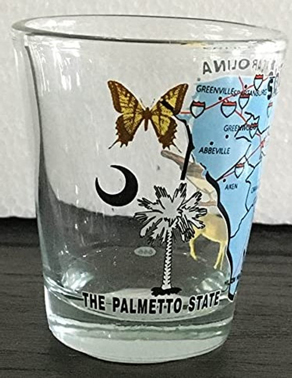 State Shot Glass South Carolina - SC