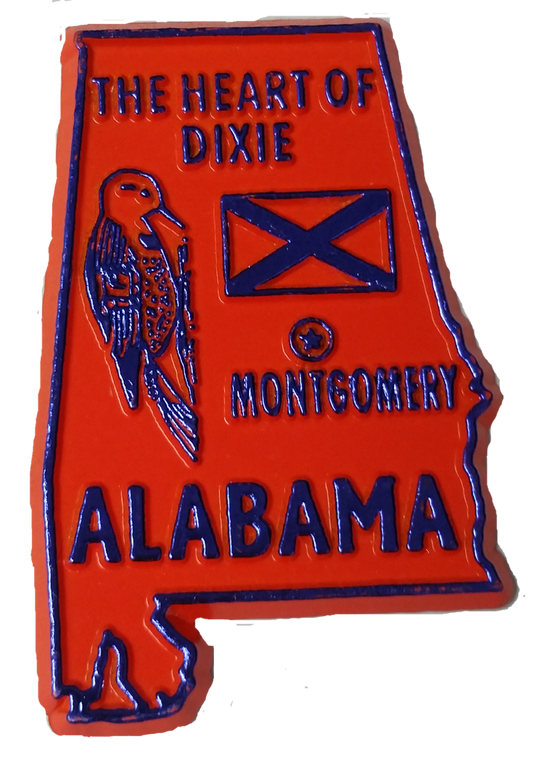 State Magnet Alabama - AL - 2D