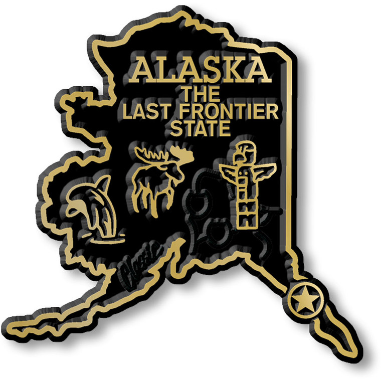 State Magnet Alaska - AK - 2D