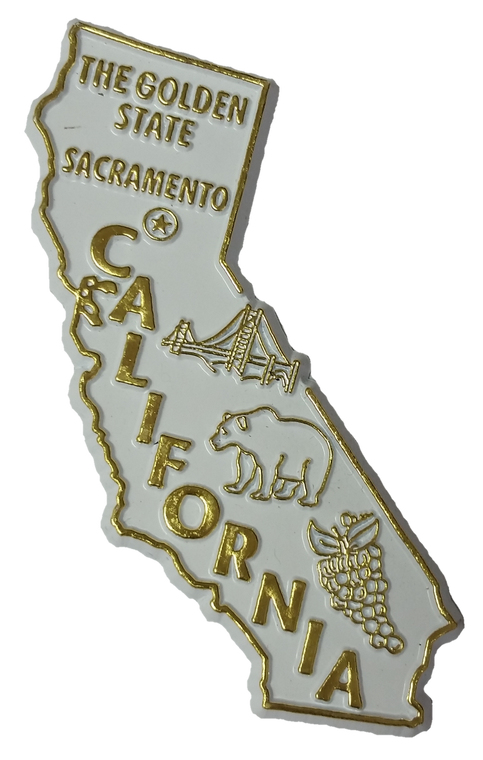 State Magnet California - CA - 2D