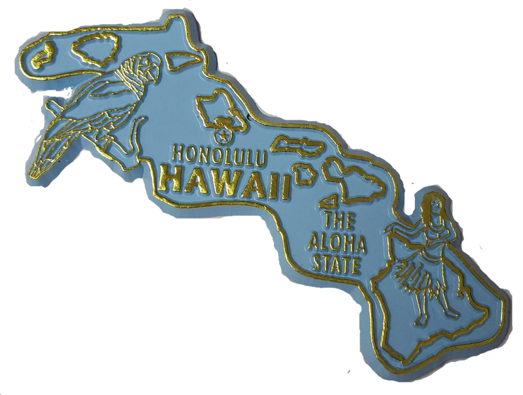 State Magnet Hawaii - HI - 2D