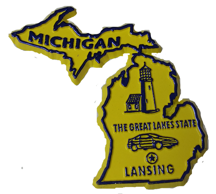 Magnet Michigan - MI - 2D