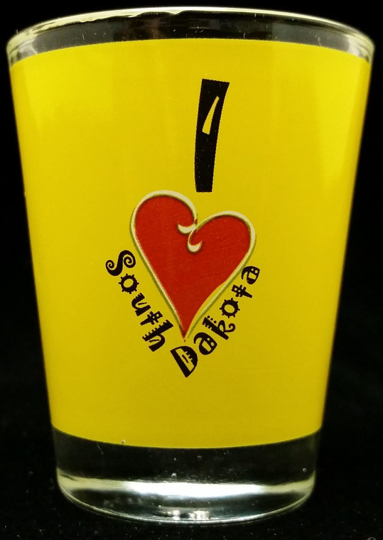 State Shot Glass I Love SD