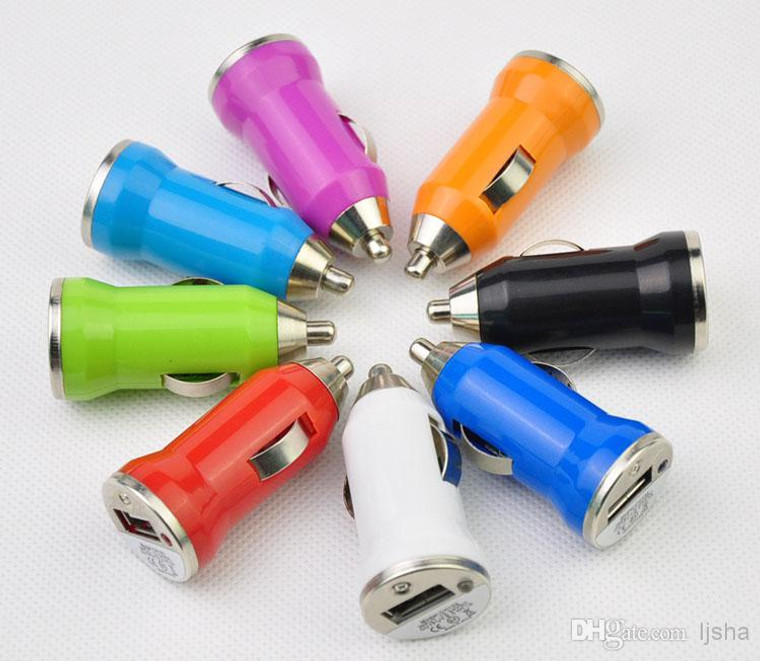 USB Car Charger 5V 1A for iPhone 3G 3GS 4 4S 5 Samsung iPod Cell Mobile Phone Charger Adapter