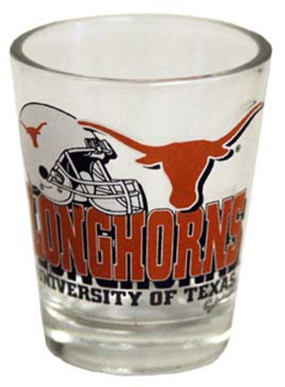 Texas Longhorns Helmet - Shot Glass 2 oz