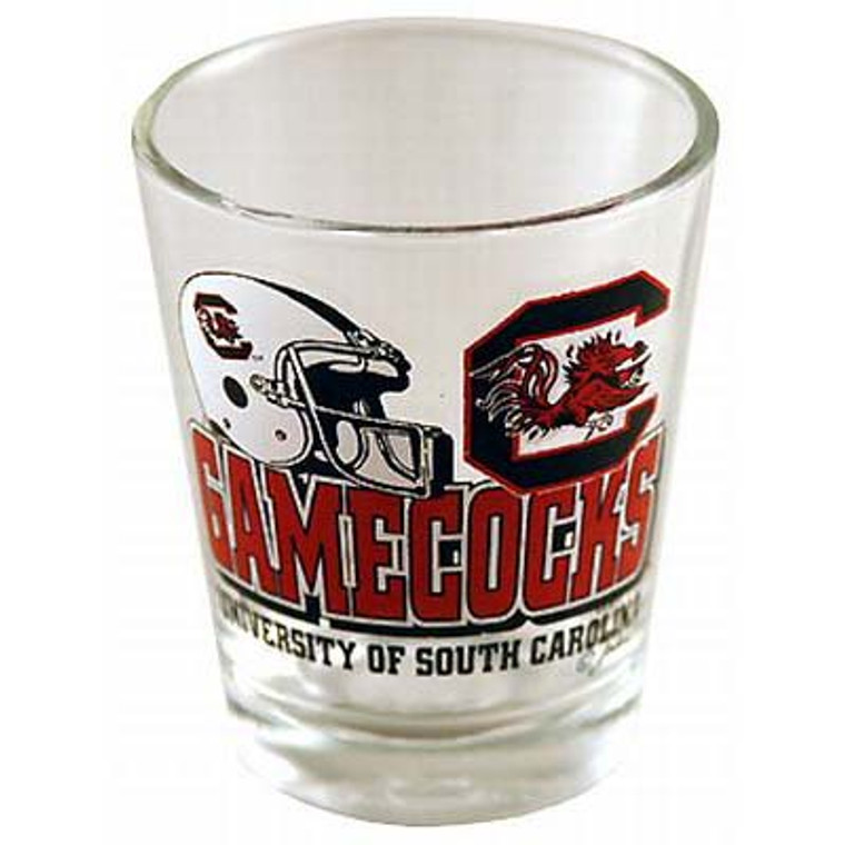 SC Gamecocks Shot Glass Helmet - Shot Glass 2 oz