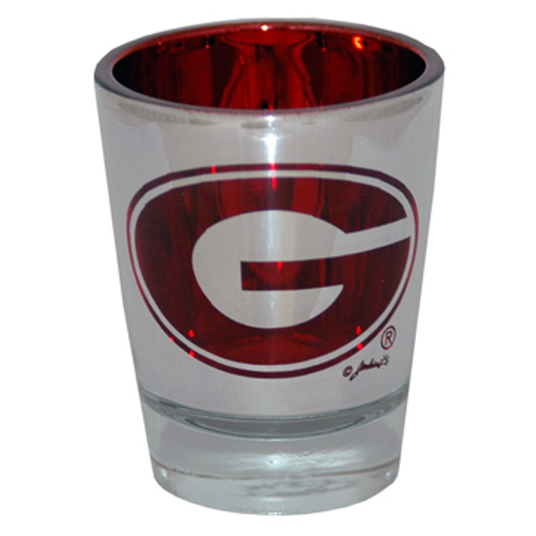 Georgia Bulldog Laser Cut - Shot Glass 2 oz