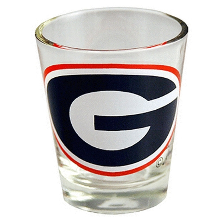 Georgia Bulldog Logo - Shot Glass 2 oz