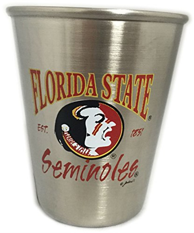Florida State Seminoles- FSU- Stainless Steel - Shot Glass 2 oz