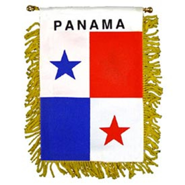 Mini Banners Country 'Panama' Size: 4" x 6"