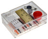 This 12 piece mini sewing kit is perfect for travel.