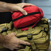 This 116-piece First Aid + Survival Tactical Pack is perfect for the everyday outdoorsman and has what you need to stay safe on your next outdoor excursion. Built-in straps make this the perfect addition to any MOLLE kit.