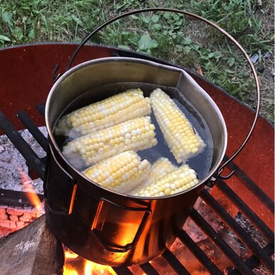 120 oz. Stainless Steel Bush Pot And Lid Survival Pro Shop