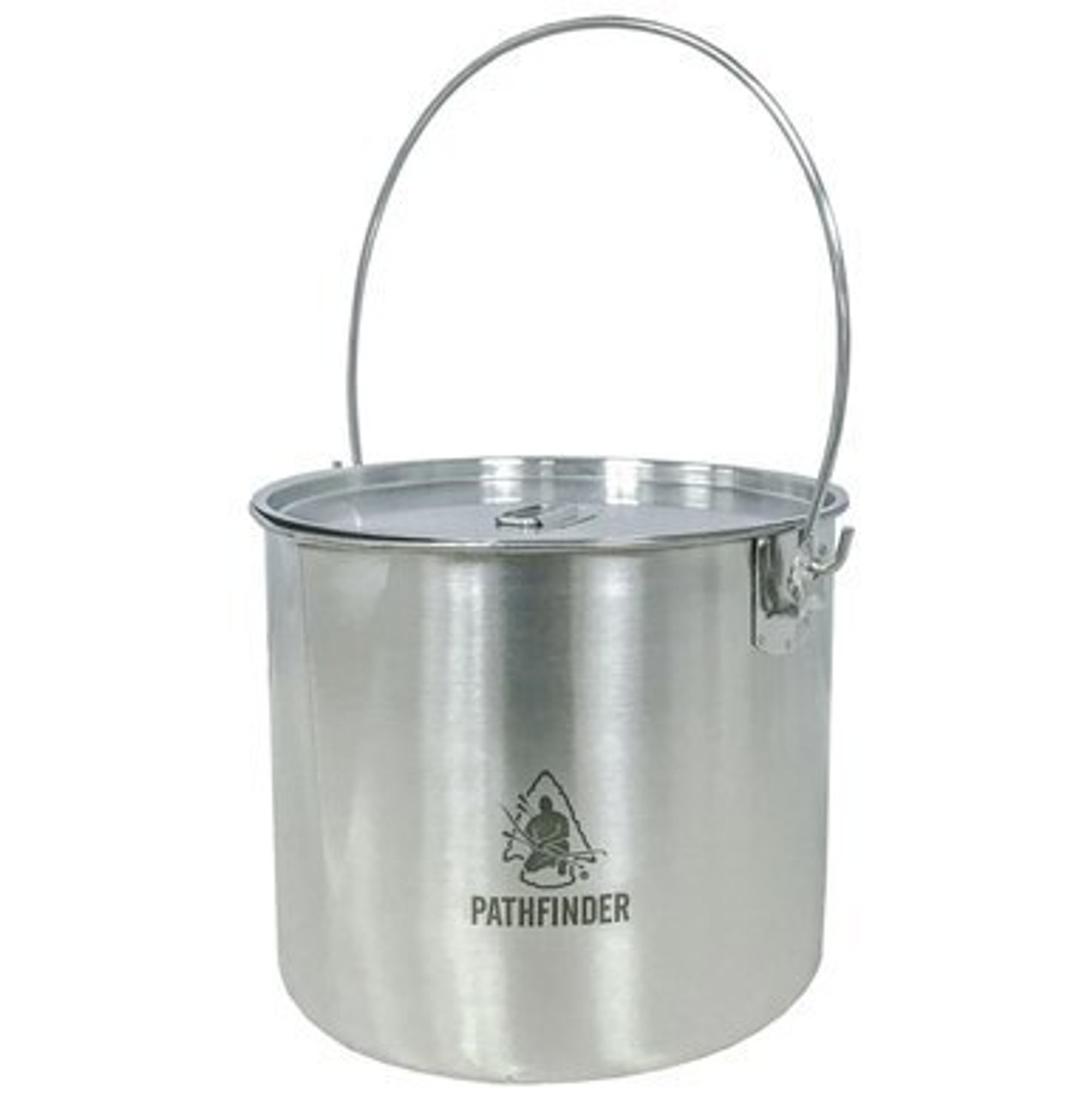 Pathfinder Stainless Steel 64oz Bush Pot & Lid