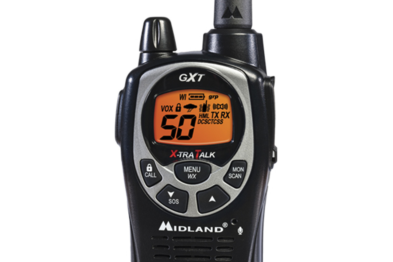  Midland GXT1000VP4 - 50 Channel GMRS Two-Way Radio