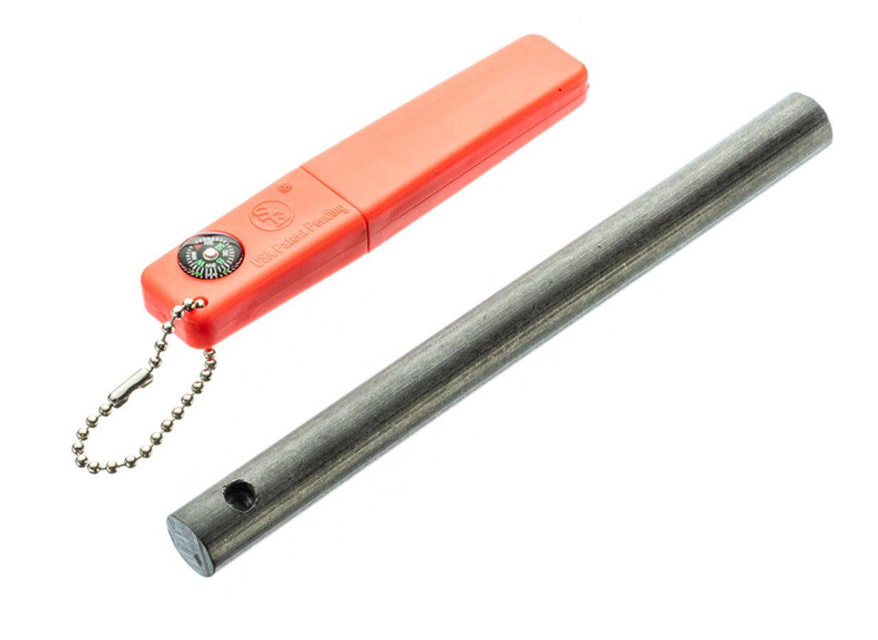  Titan SurvivorSteel Ferrocerium Fire-Starter v2.0, 5 x 1/2  Ferro-Rod with Steel Scraper, Patented SurvivorCord Handle, and Integrated  High-Decibel Emergency Whistle. : Sports & Outdoors