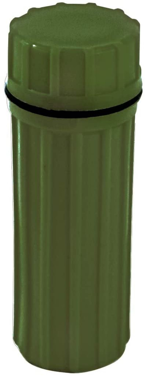 3-IN-1 Water Resistant Match Store Box - Green - Survival Pro Shop