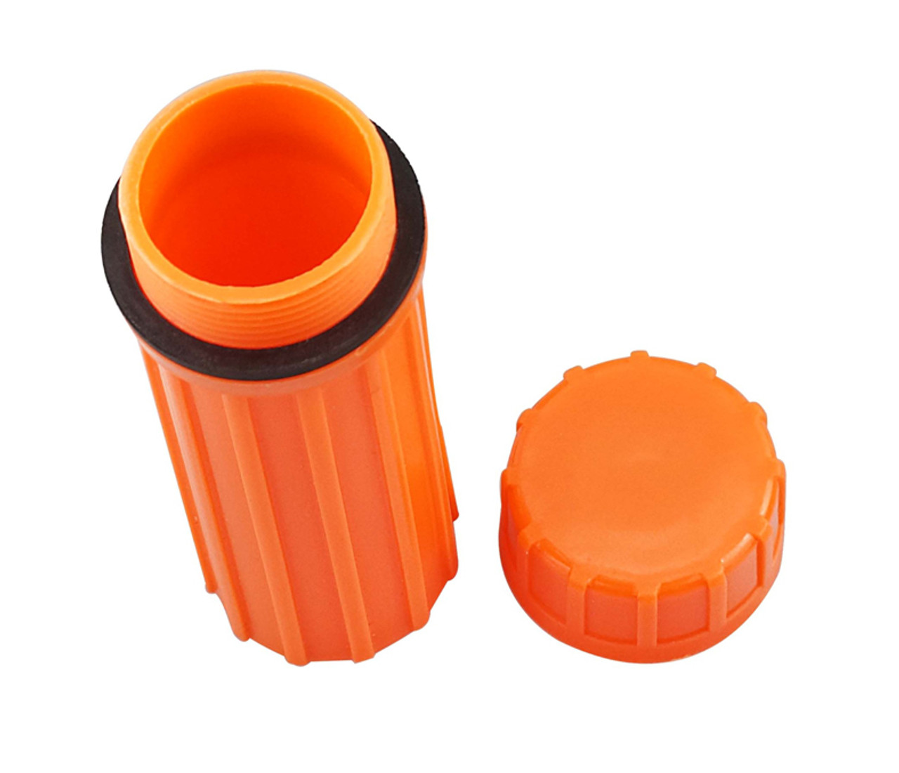 3-IN-1 Water Resistant Storage Match Box - Orange - Survival Pro Shop