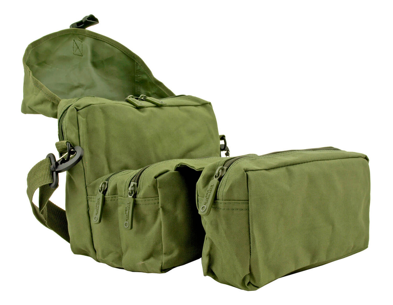 Deluxe Accessory MOLLE Pouch w/ Medical Supply Fill Kit for