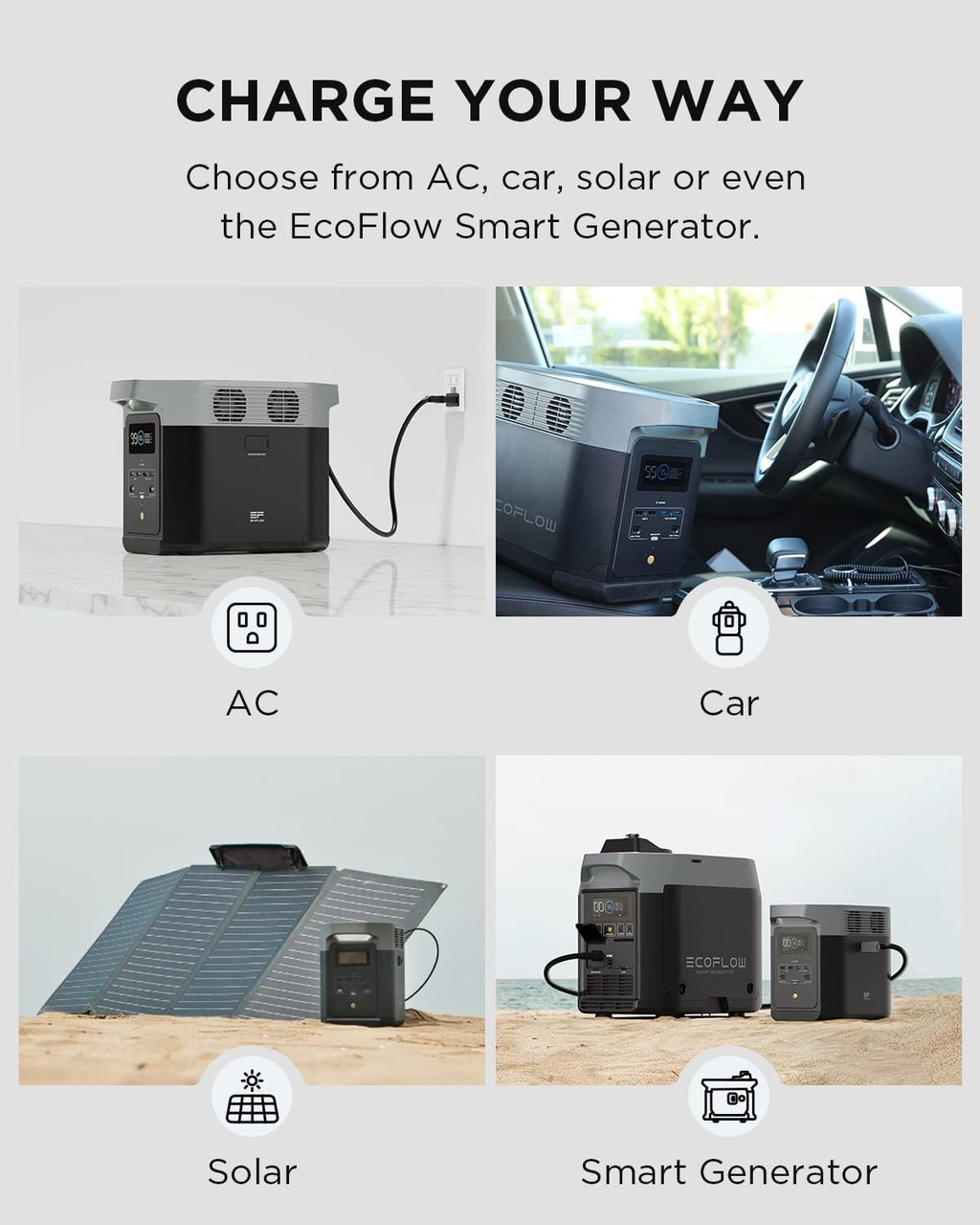 EcoFlow DELTA 2 + DELTA 2 Smart Extra Battery