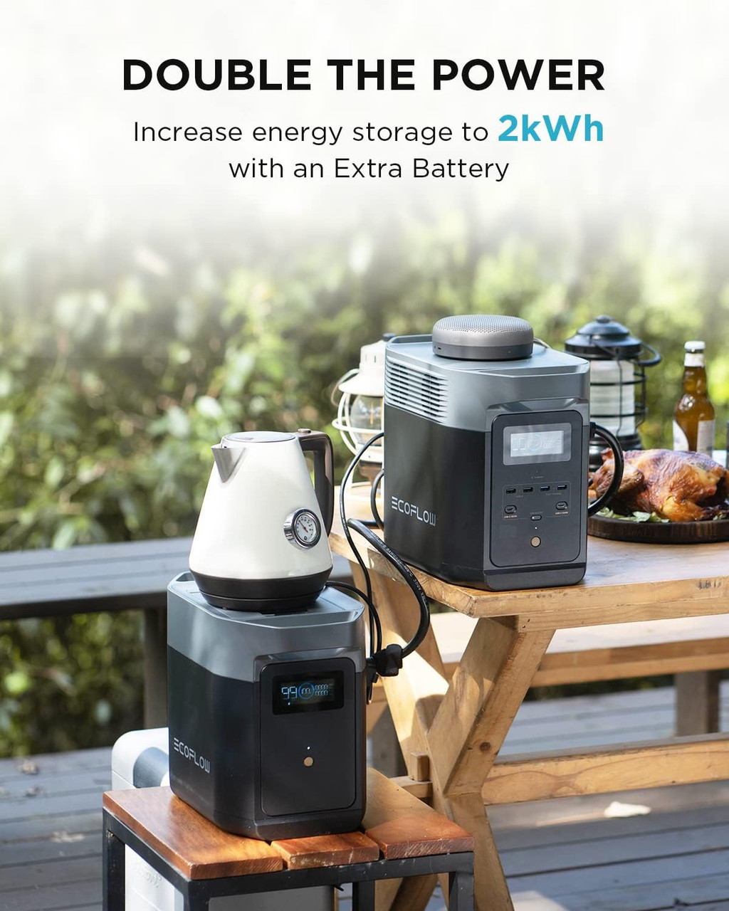 EcoFlow DELTA 2 + DELTA 2 Smart Extra Battery